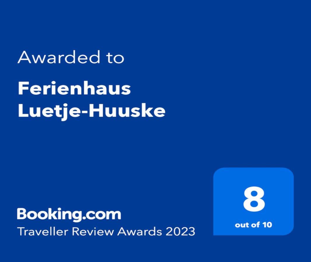 Ferienhaus Luetje-Huuske Krummhorn Bagian luar foto