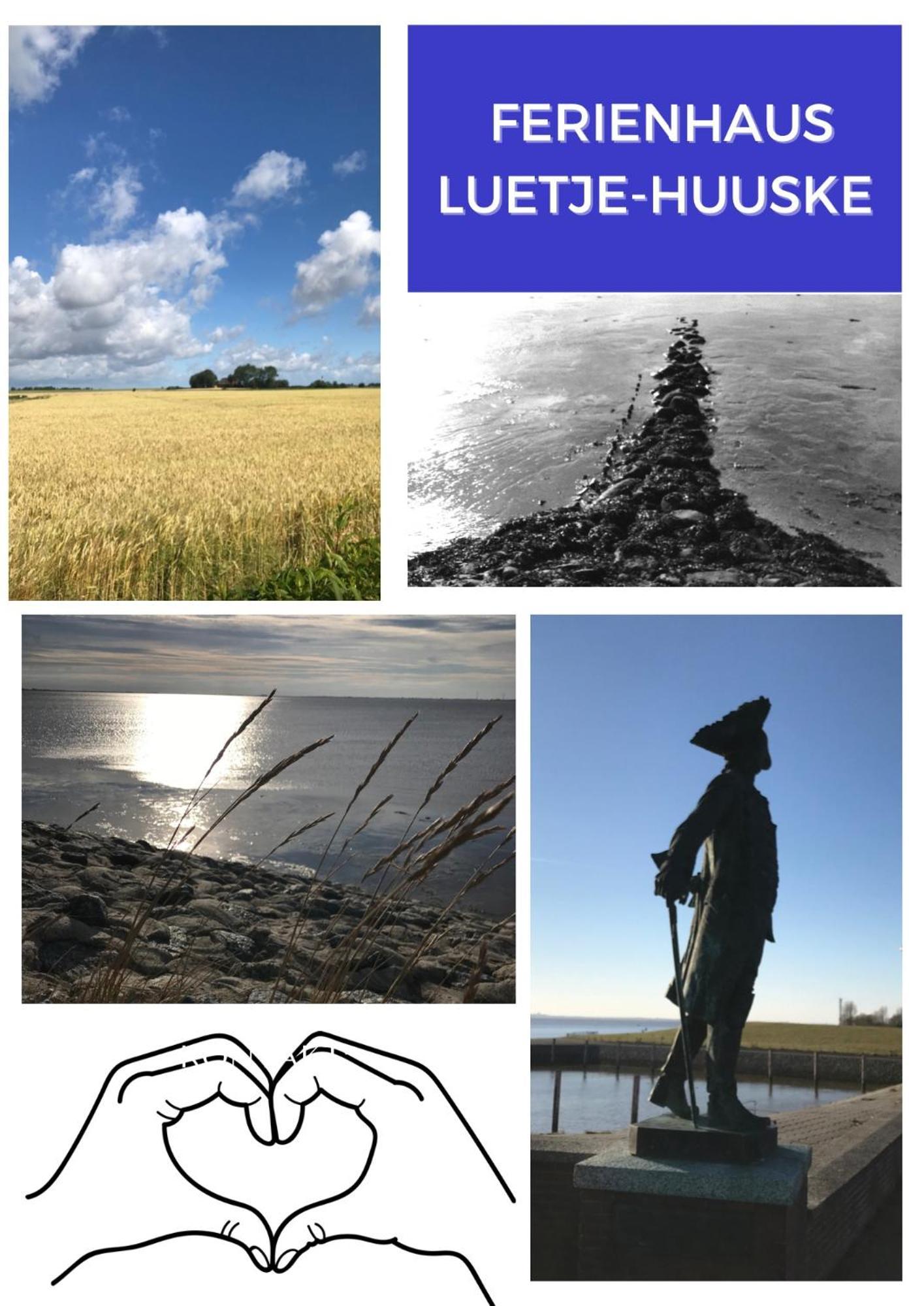 Ferienhaus Luetje-Huuske Krummhorn Bagian luar foto